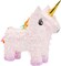 Unicorn Pinata for Girls Birthday Party - Unicorn, Princess or Rainbow Theme Birthday Party Supplies (Pink, Small, 13x15.5x5 in)